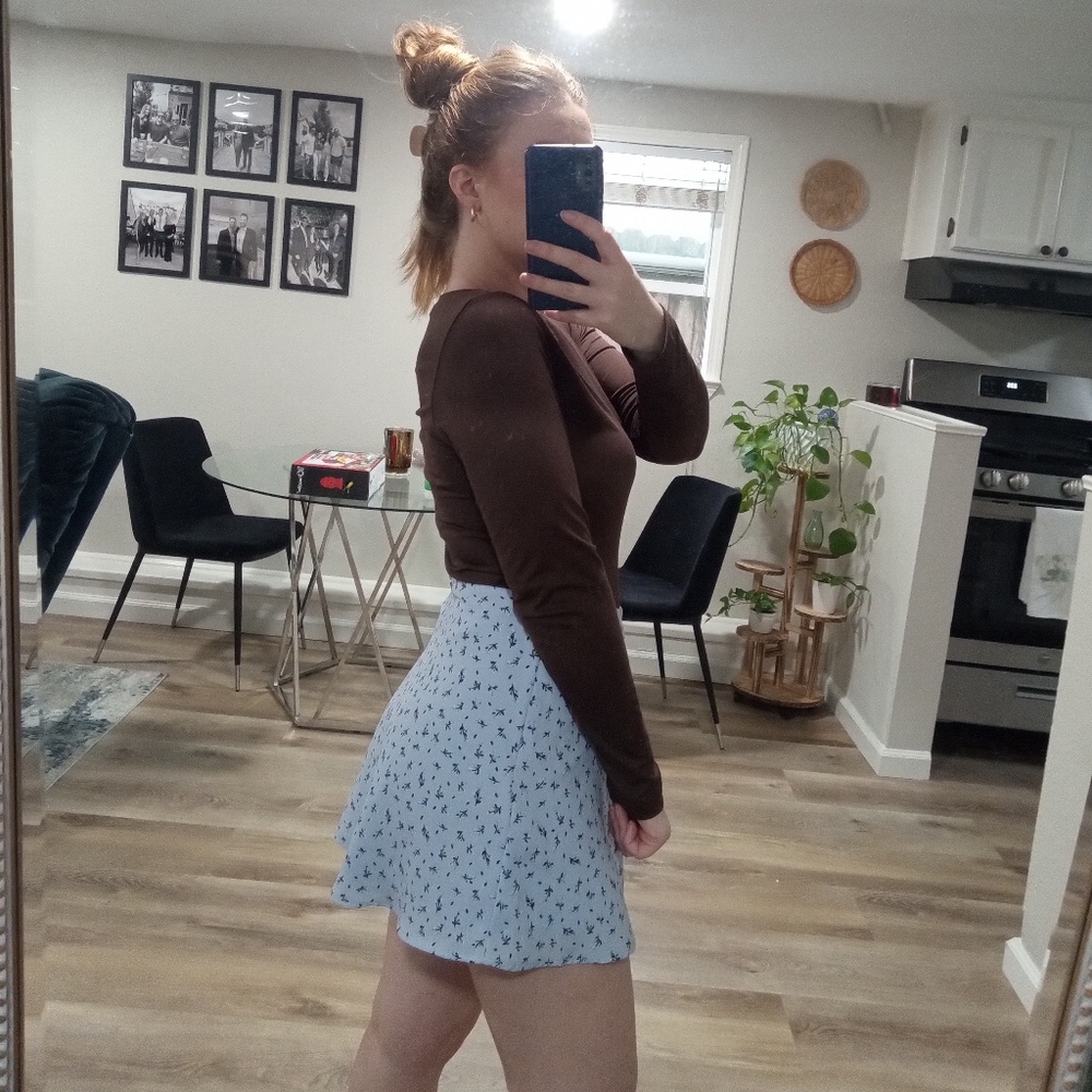 H&M Floral Mini Skirt
